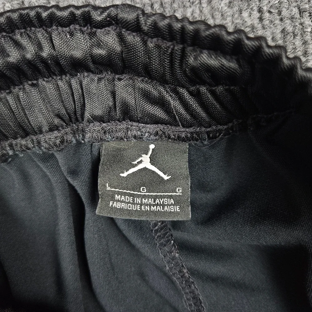 Nike Jordan Basketball Shorts Men's L Black Red Training 277109 Activewear Loose